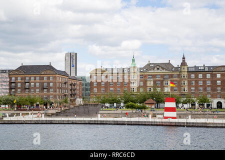 Islands Brygge Harbor Badewanne in Kopenhagen Stockfoto