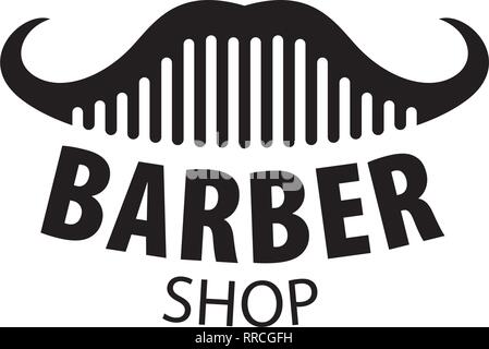 Abstrakte logo für Friseursalon. Vector Illustration Stock Vektor