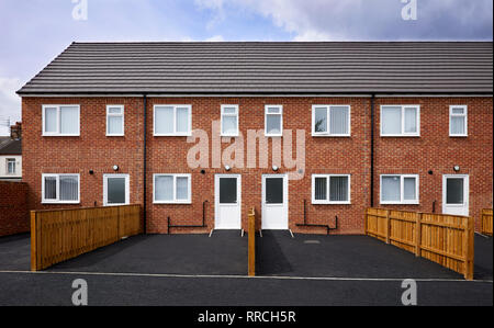 Neues bauen Häuser Stockfoto