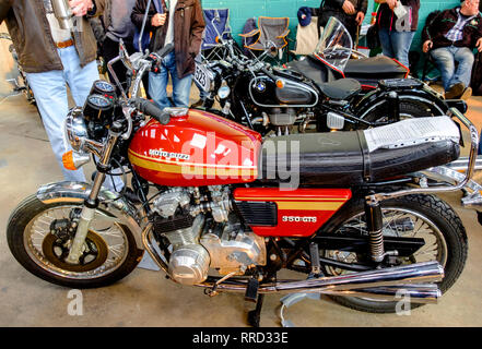 Bristol Classic Bike Show 2019 Moto Guzzi GTS350 4 Stockfoto