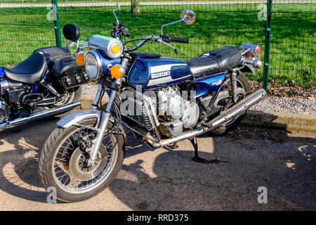 Bristol Classic Bike Show 2019 Suzuki RE5 Motorrad Stockfoto