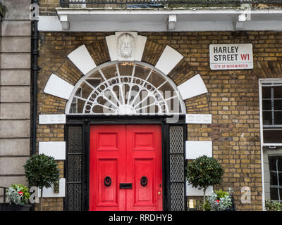 Harley Street, London Stockfoto