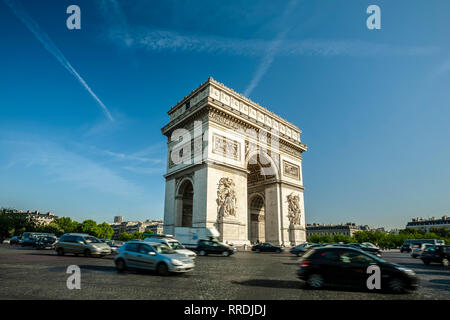 Arc de Triomphe, Paris, Frankreich Stockfoto