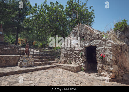 Die Pare Pere Hermitage in Denia, Spanien. Stockfoto