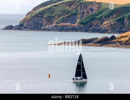 Myrtleville, Cork, Irland. 16. Juli 2018. Yachten, die im Volvo Cork Woche biennale Segelregatta aus Crosshaven Co.Cork, Irland. Stockfoto