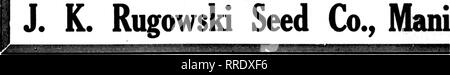 . Floristen Review [microform]. Blumenzucht. 88 Die Floristen^ Review April 28, 1921 RUGOWSKrS ASTERN SIND Der weltweit Beste - Wir haben es. Spezielle illustrierter Katalog von ASTERN UND ANDERE NEUHEITEN JETZT heraus. Schreiben heute. Rugowski Seed Co., Manitowoc, Wis. Bitte beachten Sie, dass diese Bilder sind von der gescannten Seite Bilder, die digital für die Lesbarkeit verbessert haben mögen - Färbung und Aussehen dieser Abbildungen können nicht perfekt dem Original ähneln. extrahiert. Chicago: Floristen Pub. Co Stockfoto