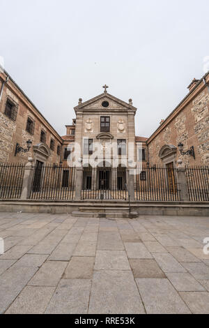 Äußere fcade von Real Monasterio de La Encarnacion (Königliches Kloster der Menschwerdung) Kloster des Ordens der Recolet Augustines. In Madrid entfernt. Stockfoto