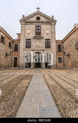 Äußere fcade von Real Monasterio de La Encarnacion (Königliches Kloster der Menschwerdung) Kloster des Ordens der Recolet Augustines. In Madrid entfernt. Stockfoto