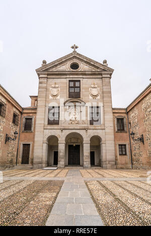 Äußere fcade von Real Monasterio de La Encarnacion (Königliches Kloster der Menschwerdung) Kloster des Ordens der Recolet Augustines. In Madrid entfernt. Stockfoto