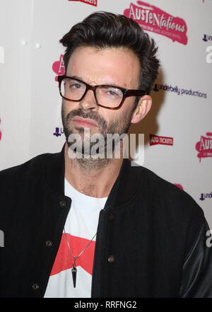 Jolyon Rubinstein am Austentatious drücken Sie die Nacht im Fortune Theatre, Russell Street, Covent Garden. Stockfoto