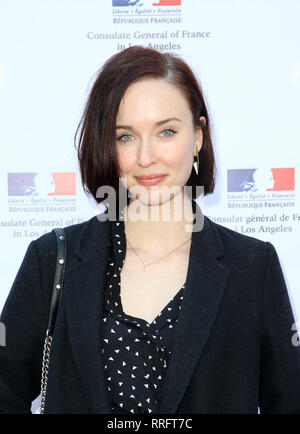 Los Angeles, Ca, USA. 25 Feb, 2019. Elyse Levesque, Generalkonsul von Frankreich Gastgeber Post-Oscar Mittagessen in der Residenz des Generalkonsuls von Frankreich in Beverly Hills, Kalifornien, die am 25. Februar 2019. Credit: Faye Sadou/Medien Punch/Alamy leben Nachrichten Stockfoto