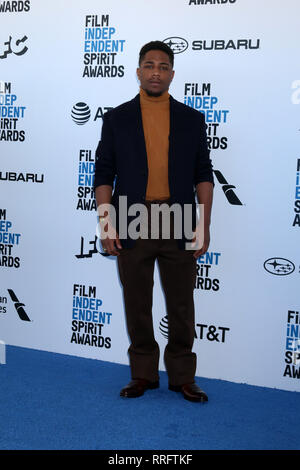 Santa Monica, CA, USA. 23 Feb, 2019. LOS ANGELES - Feb 23: Christian Malheiros Am2019 Film Independent Spirit Awards am Strand am Februar 23, 2019 in Santa Monica, CA Credit: Kay Blake/ZUMA Draht/Alamy leben Nachrichten Stockfoto