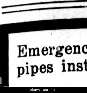 . Floristen Review [microform]. Blumenzucht. 'T, nw ich ^^T^fT. ^-^^r?;..". OCTOBBB 14. 1920 Die Floristen^ Review 131. Not-Rohrschellen reparieren Leitungen sofort - dauerhaft. 1. Bitte beachten Sie, dass diese Bilder sind von der gescannten Seite Bilder, die digital für die Lesbarkeit verbessert haben mögen - Färbung und Aussehen dieser Abbildungen können nicht perfekt dem Original ähneln. extrahiert. Chicago: Floristen Pub. Co Stockfoto