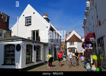 Quay Street, Lymington, Hampshire, England, Vereinigtes Königreich, Europa Stockfoto