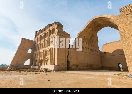 Die antike Stadt von Ctesiphon mit größten Arch in der Welt, Ctesiphon, Irak, Naher Osten Stockfoto