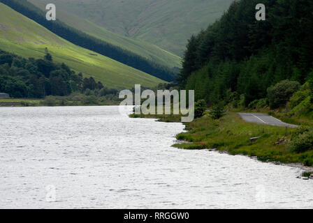 Tourismus: Loch of the Lowes, Scottish Borders, Schottland, Großbritannien Stockfoto