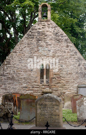 Kulturtourismus: Alloway Friedhof, Schottland, Vereinigtes Königreich Stockfoto