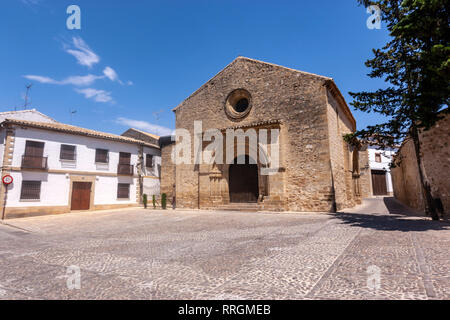 Iglesia de la Santa Cruz, romanische Kirche, Baeza, Provinz Jaen, Andalusien, Spanien Stockfoto