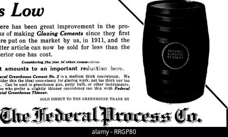 . Floristen Review [microform]. Blumenzucht. SOUTHERN CYPRESS Manufacturers' Association 1230 Hibernia Bank Building, New Orleans, La., oder 1230 gehört National Bank Gebäude, Jacksonville, Fla. INHIST OM TBADE - MABKKD CTPBE 88 AM TOUR LOKALE BAUHOLZ HÄNDLER. (Bitte Adresse nächstgelegenen Büro.) WENN ER ES NICHT, LASSEN SIE ES UNS WISSEN. Der Preis ist niedrig Es große Verbesserung in der pro-cess, Verglasung Zemente, seit sie zuerst in der von uns in Verkehr gebracht wurden, im Jahr 1911, und die bessere Artikel kann nun verkauft werden für weniger als die weniger guten gekostet hat. In Anbetracht Ithe irise in "anderen, waren I Stockfoto