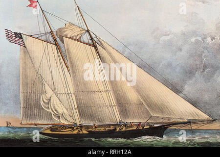 Yacht "Meteor" von New York, 293 Tonnen. Stockfoto