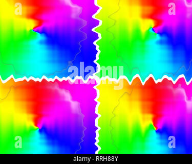 Zusammenfassung Hintergrund in leuchtenden Regenbogenfarben Stockfoto