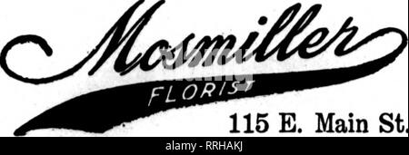 . Floristen Review [microform]. Blumenzucht. RICHMOND, VA. und alle in der Nähe. 115 Main St. unsere Einrichtungen sind unübertroffen in diesem Teil des Landes. Die FLORISTEN "Telegraph Lieferung Ass'n. NORFOLK, Virginia. Bitte beachten Sie, dass diese Bilder sind von der gescannten Seite Bilder, die digital für die Lesbarkeit verbessert haben mögen - Färbung und Aussehen dieser Abbildungen können nicht perfekt dem Original ähneln. extrahiert. Chicago: Floristen Pub. Co Stockfoto