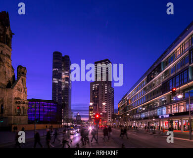 Berlin City sunset Stockfoto