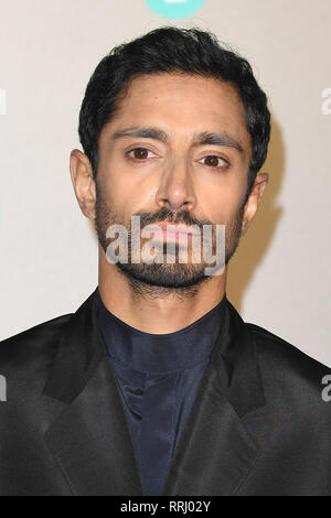 Der britische Schauspieler Riz Ahmed besucht die EE British Academy Film Awards in der Royal Albert Hall in London. 10. Februar 2019 © Paul Treadway Stockfoto