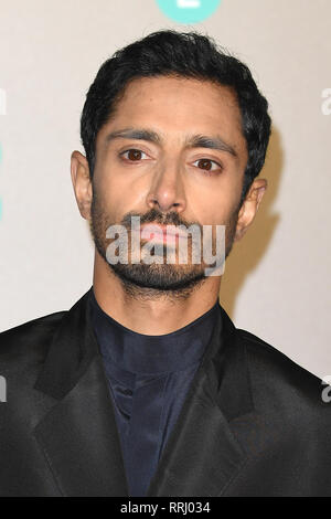 Der britische Schauspieler Riz Ahmed besucht die EE British Academy Film Awards in der Royal Albert Hall in London. 10. Februar 2019 © Paul Treadway Stockfoto