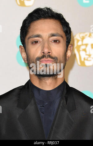 Der britische Schauspieler Riz Ahmed besucht die EE British Academy Film Awards in der Royal Albert Hall in London. 10. Februar 2019 © Paul Treadway Stockfoto
