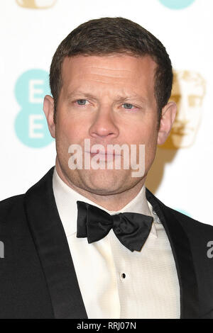 Fernsehmoderator Dermot O'Leary besucht die EE British Academy Film Awards in der Royal Albert Hall in London. 10. Februar 2019 © Paul Treadway Stockfoto