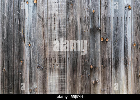 Alten rustikalen verwittertes Holz barn siding Hintergrund Stockfoto