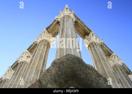 Römischer Tempel in Évora, Alentejo, Portugal Stockfoto