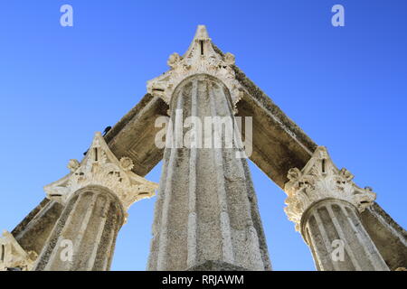 Römischer Tempel in Évora, Alentejo, Portugal Stockfoto