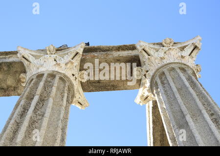 Römischer Tempel in Évora, Alentejo, Portugal Stockfoto