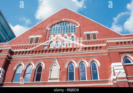 In der Innenstadt von Nashville, Tennessee Sommer während der CMA Fest Stockfoto