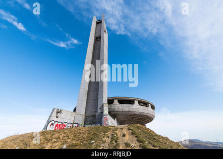 Haus der Bulgarischen Kommunistischen Partei, buzludzha Website, Bulgarien, Europa Stockfoto