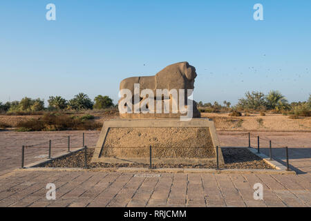 Der Löwe von Babylon, Babylon, Irak, Naher Osten Stockfoto