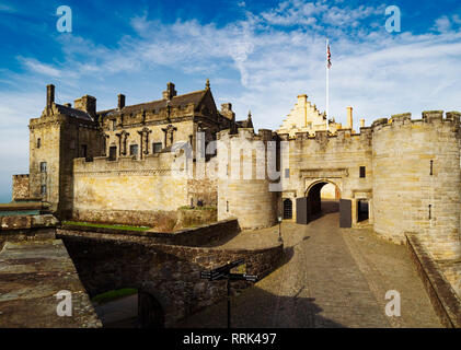 Stirling Castle in Stirling, Schottland, Großbritannien Stockfoto