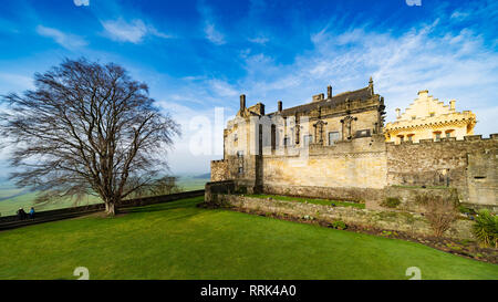 Stirling Castle in Stirling, Schottland, Großbritannien Stockfoto