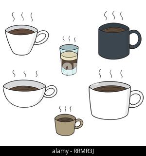 Vektor einrichten von Kaffee Stock Vektor