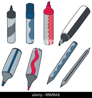 Vektor einrichten der Stifte Stock Vektor