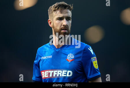 Bolton Wanderers" Marke Beevers Stockfoto