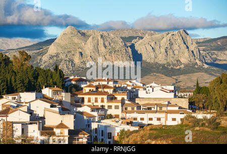 Bevölkerung von Colmenar in der Provinz Malaga, Andalusien. Spanien Stockfoto