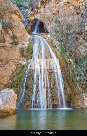 Wasserfall in Loja, Granada. Spanien Stockfoto