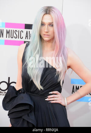 LOS ANGELES, Ca - 24. NOVEMBER: Sängerin Ke $ ha die 2013 American Music Awards am 24. November besucht, 2013 bei Nokia Theatre L.A. Leben in Los Angeles, Kalifornien. Foto von Barry King/Alamy Stock Foto Stockfoto