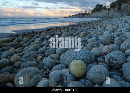 Ozeanien, Neuseeland, Aotearoa, South Island, West Coast, Strand in der Nähe von Cape Foulwind, Stockfoto