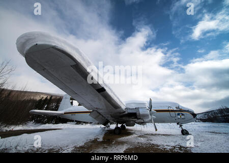 Bilder aus um Fairbanks und die Chena Hot Springs Stockfoto