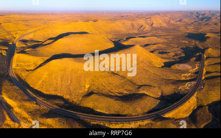 Bilder von Guadalupe Mountains National Park und Guadalupe Peak und die umliegenden Bereiche der Chihuahuan Wüste Stockfoto