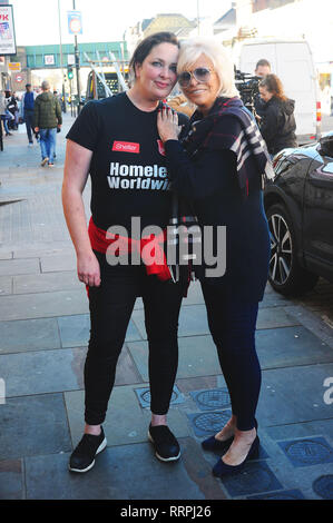 Jenny Roberts nimmt am 25. Februar 2019 am ITV News Interview Teil. Quelle: Alamy News Stockfoto